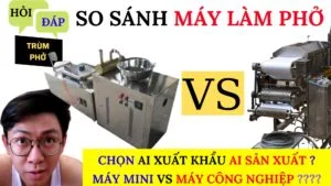 So Sánh Các Loại Máy Làm Phở