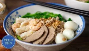 1 to hu tieu bao nhieu calo