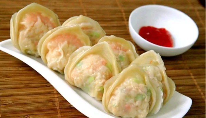 Mách bạn cách làm hoành thánh hấp đơn giản 1 cach lam hoanh thanh hap 1